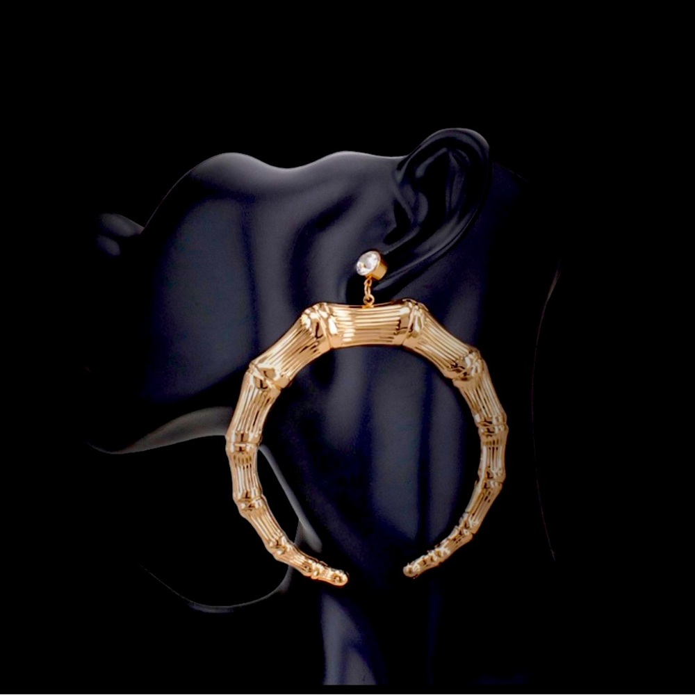 Horn Bamboo Earrings